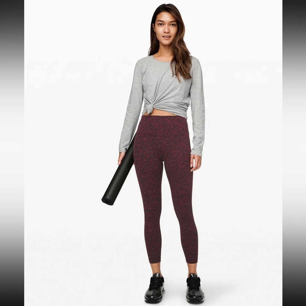 LULULEMON Align 25" Pant 8 Formation Camo Dark Adobe Multi